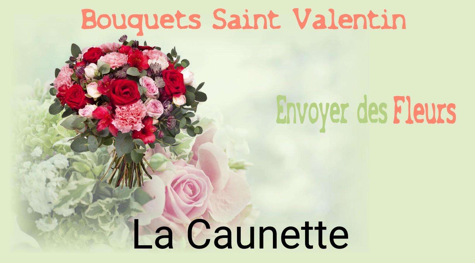 Roses de Saint-Valentin livrées à La Caunette